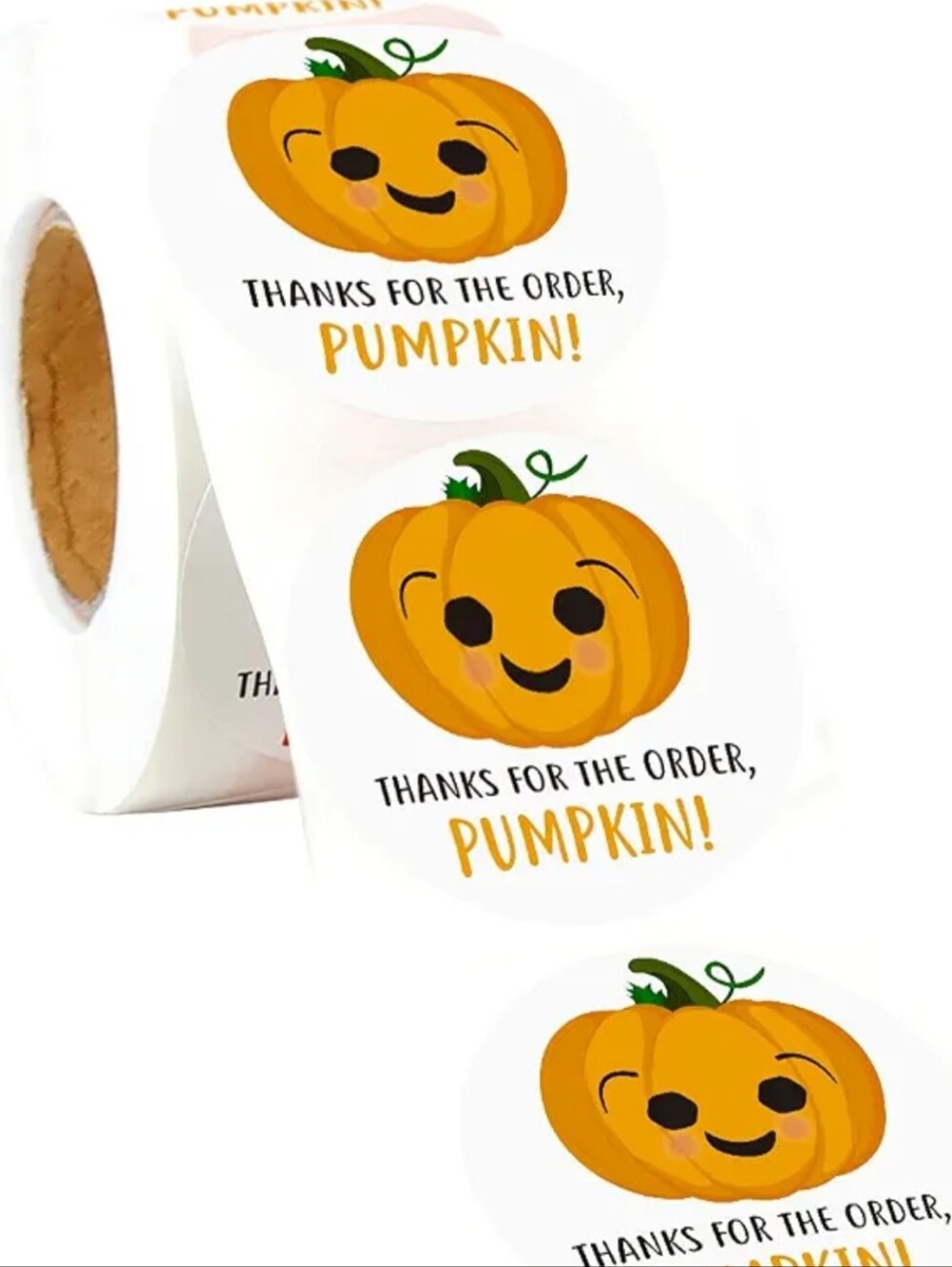 Halloween Thank You Stickers